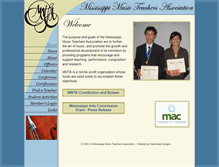 Tablet Screenshot of msmusicteachers.org